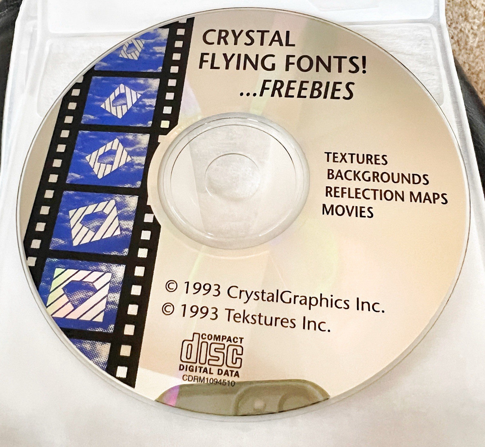 CrystalGraphics Flying Fonts Pro + 3D Impact Pro DOS Era CD Lot - CD