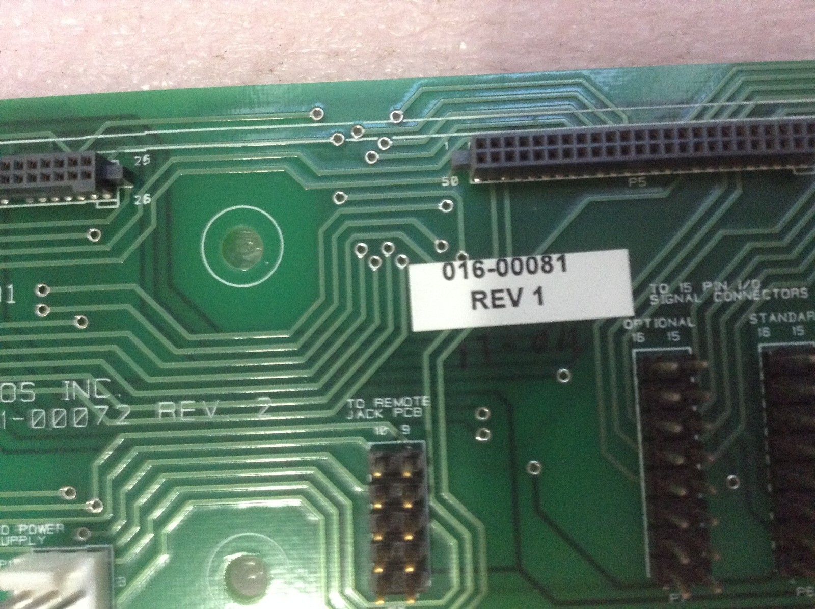 EFOS 751-00072 Board D 016-90081