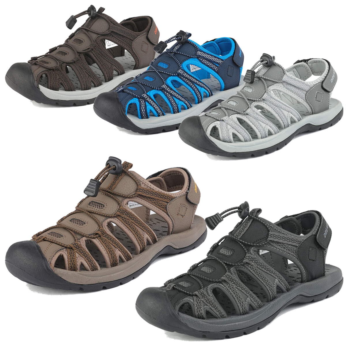 Mens Sports Sandals Summer Hiking Adventure Beach Athletic Sandals Size 6.5-15