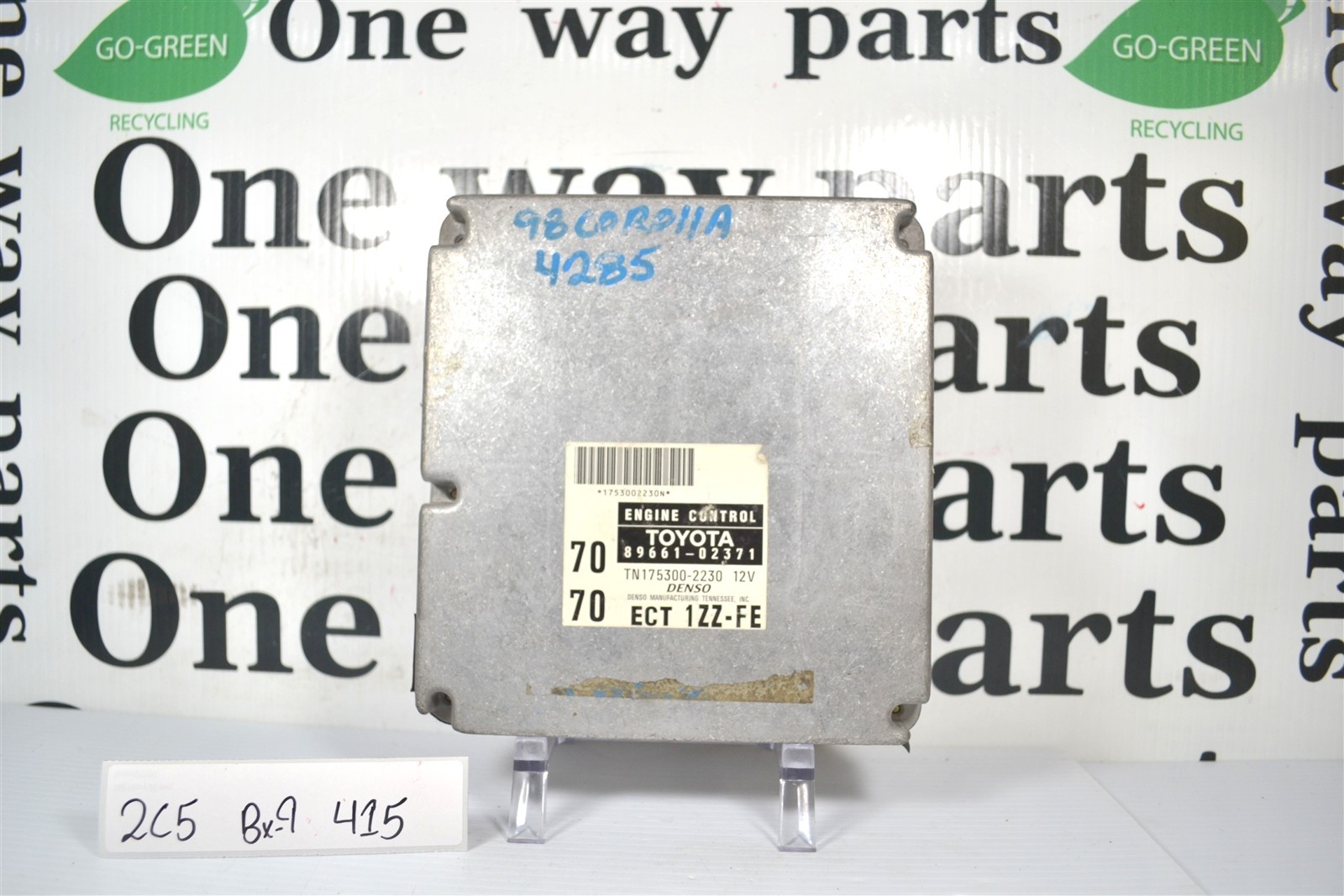 8966102371 Toyota Corolla Prizm 98 AT Engine Control Unit ECU Module 2C5 415 B9