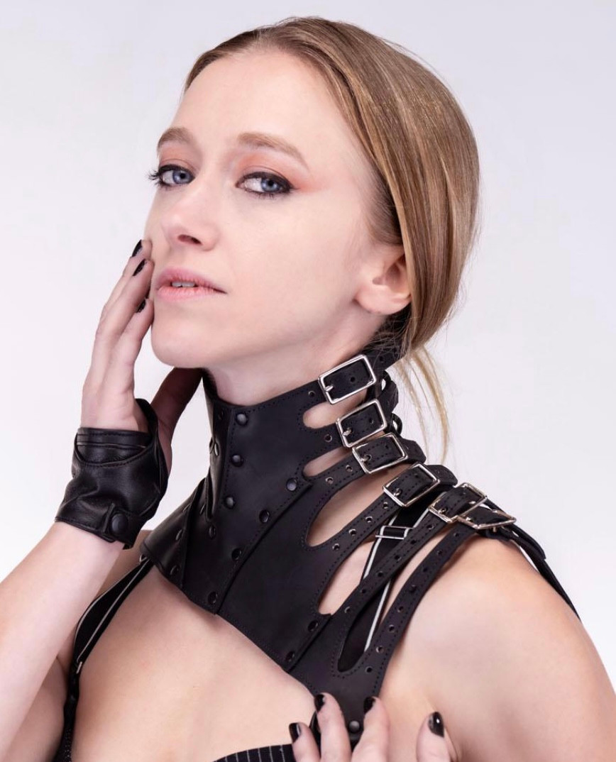 Leather Posture Collar Designed by Xenolux (Shimekorosu style)