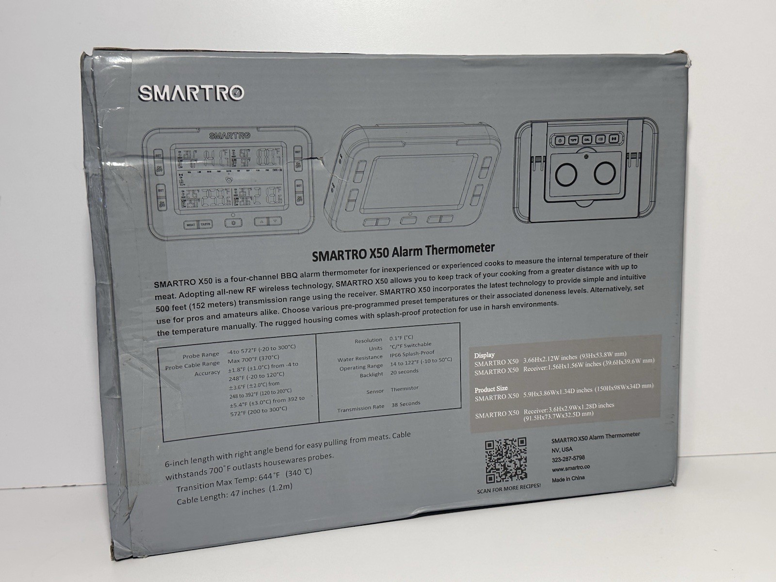 Smartro Wireless Bbq Thermometer