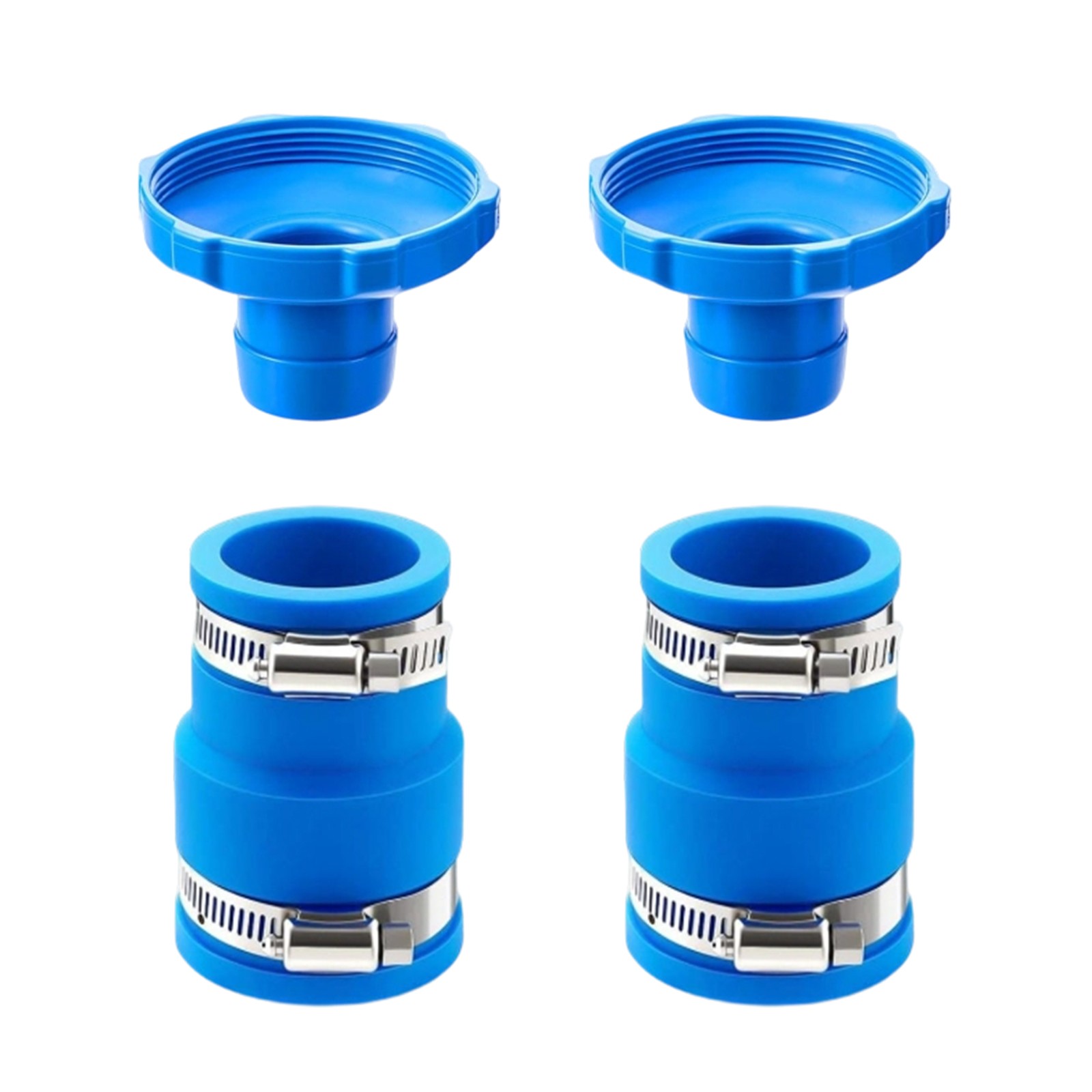 2pcsVacuum Hose Adapter, Pool Skimmer Hose Connector Kit, Swimming Pools Adapter