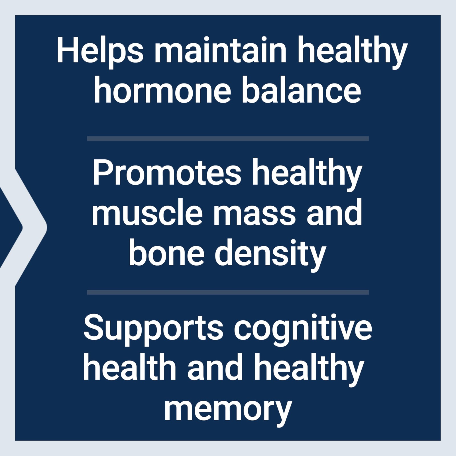 Support Muscle Memory Bone Density - Life Extension DHEA 15mg