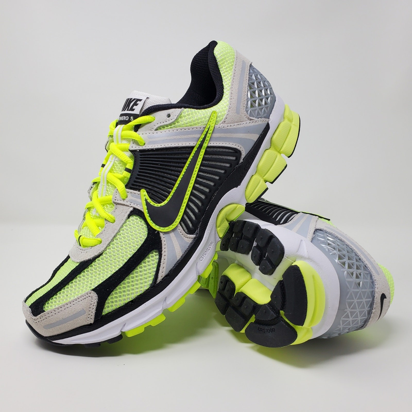Nike Air Zoom Vomero 5 “Volt Green Platinum Black” FB9149-701 Men’s Size 9.5