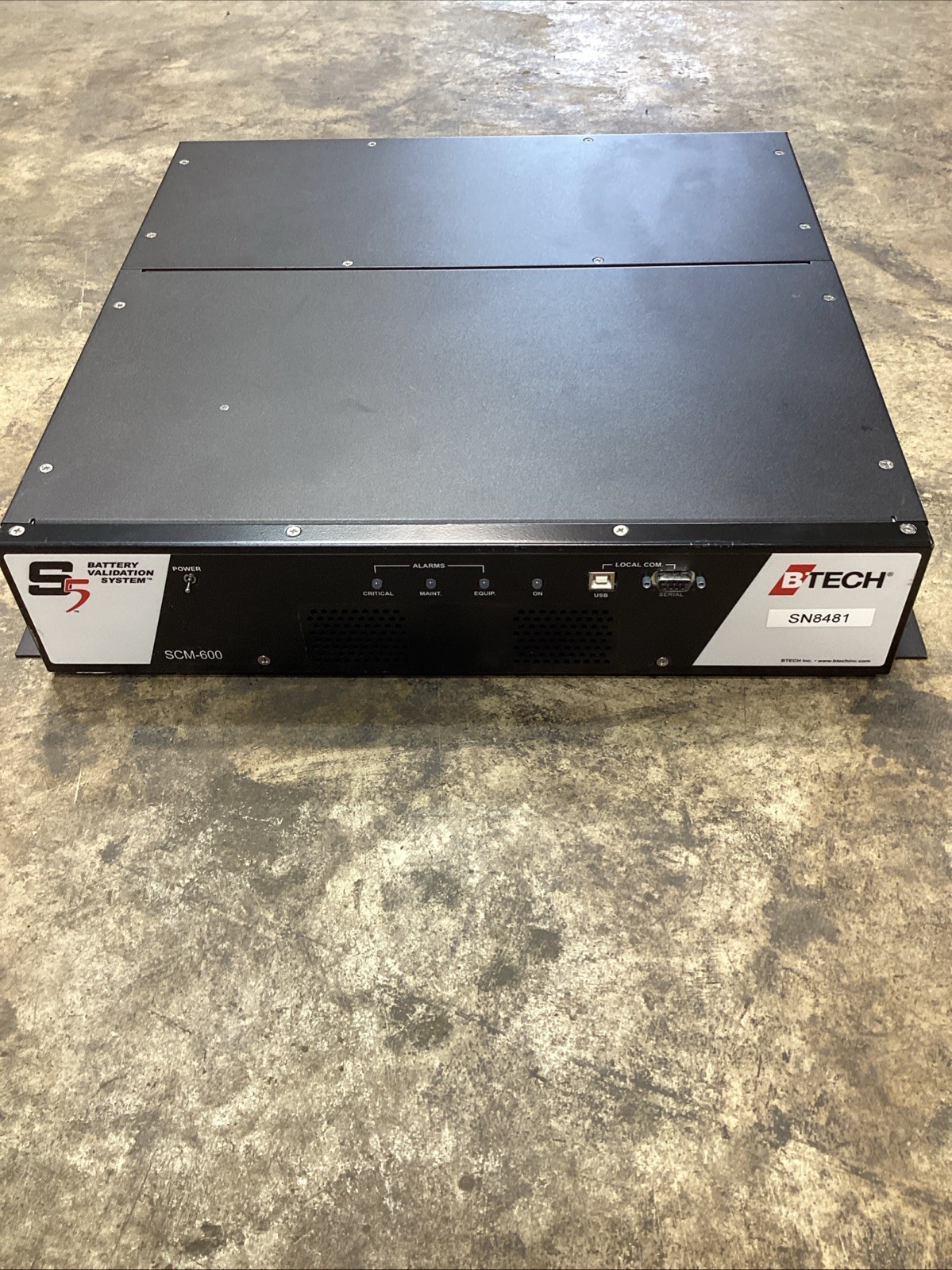 Btech S5 Battery Validation System #SCM-600
