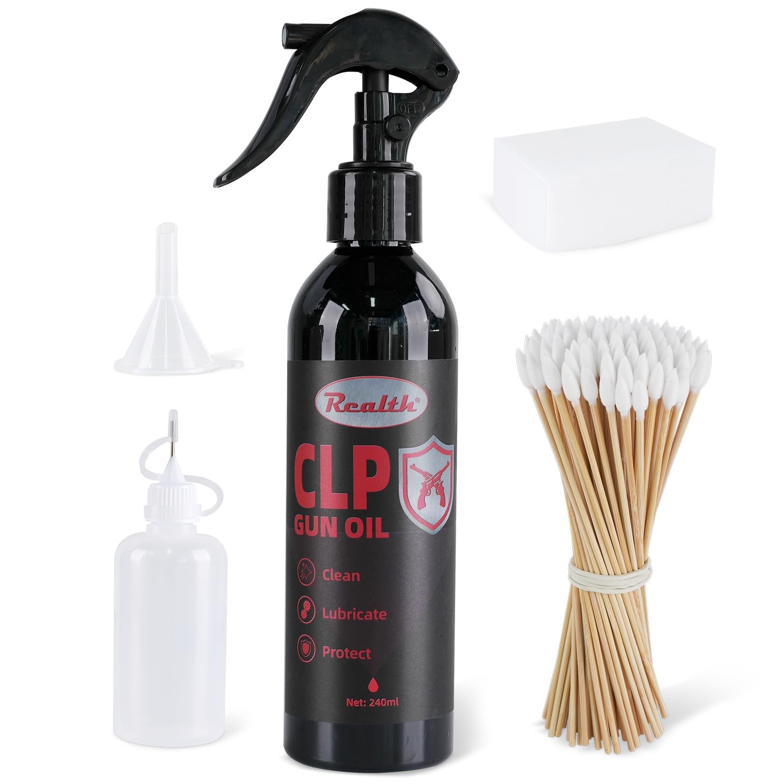 Gun Cleaner and Lubricant Kit 8.1 oz – 3-in-1 CLP Gun Oil Cleans, Lubricates ...