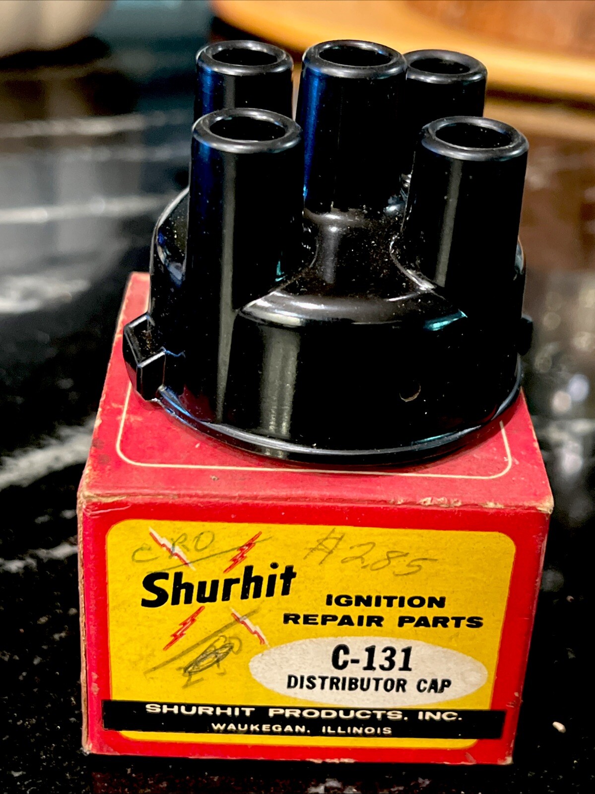 NOS Shurhit C-131 Distributor Cap Willys Crowley Replaces AL IGB-1241 & A(3-21)