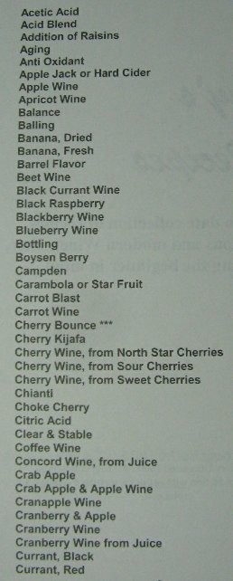 MARY'S RECIPES WINE MAKING RECIPE BOOK 95 AWARD WINNING HOME WINEMAKING RECIPES