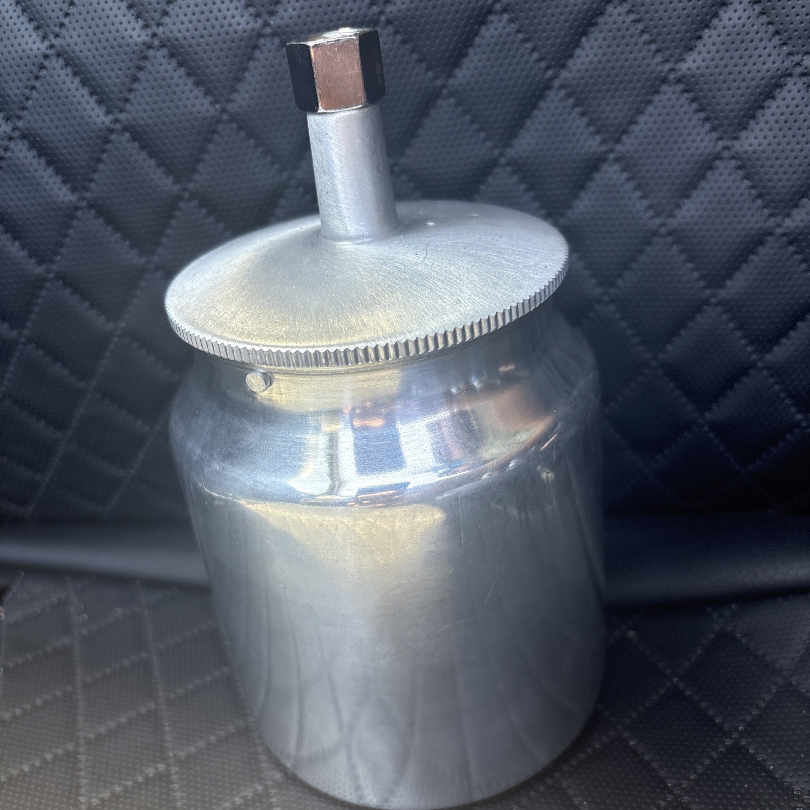 Aluminum Spray Gun Paint Cup 600ml  Screw Top Auto Car Boat
