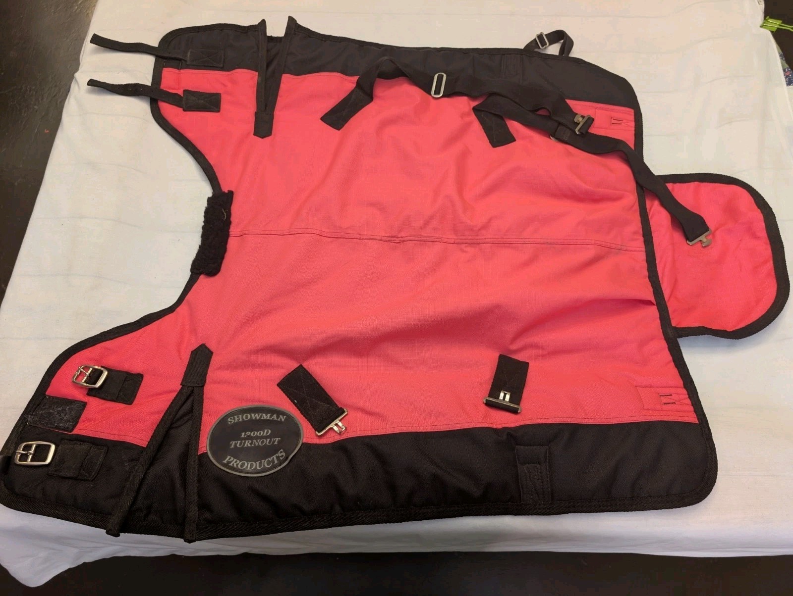 36"-39" Showman 1200D Waterproof Hot Pink foal/miniature horse turnout blanket