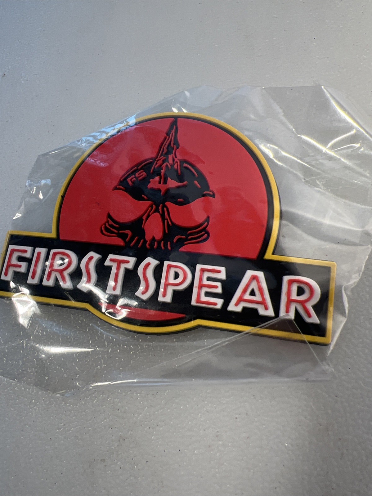 2025 SHOT Vegas Show First Spear “Jurassic Park” PVC patch Hook Loop NEW