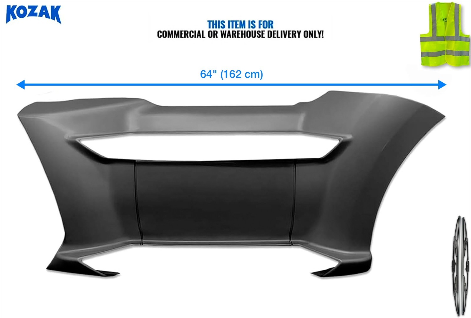 Front Step Fairing Panel 64" Right Side Compatible with Kenworth T680 2013-2021