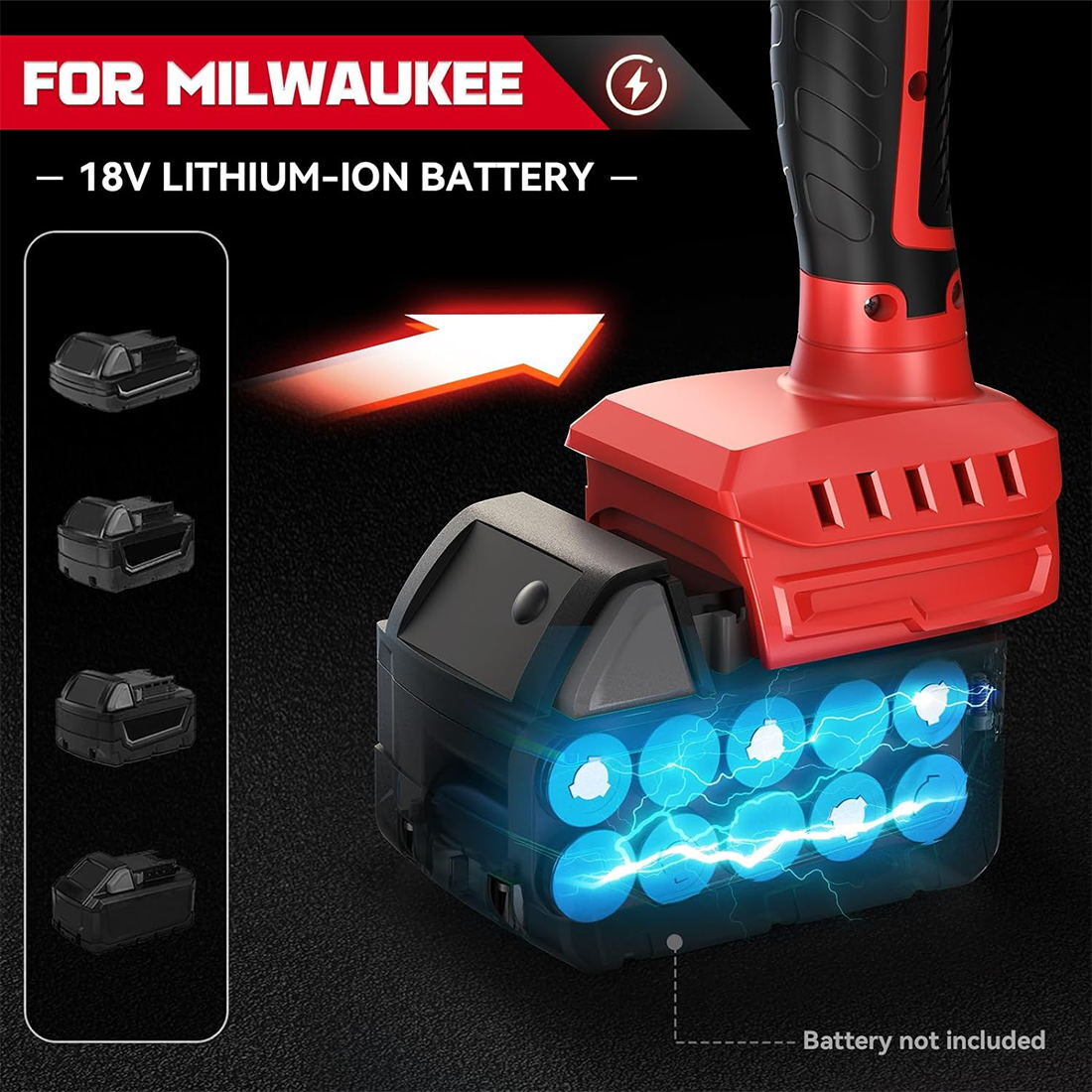 Tile Vibration Leveling Machine Vibration Tool for Milwaukee 18V Max Battery