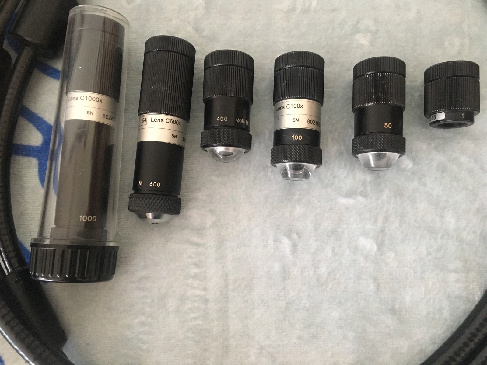 Moritex MS-250N Scopeman Fiber Optic Light Inspection Microscope Camera AC/DC!!