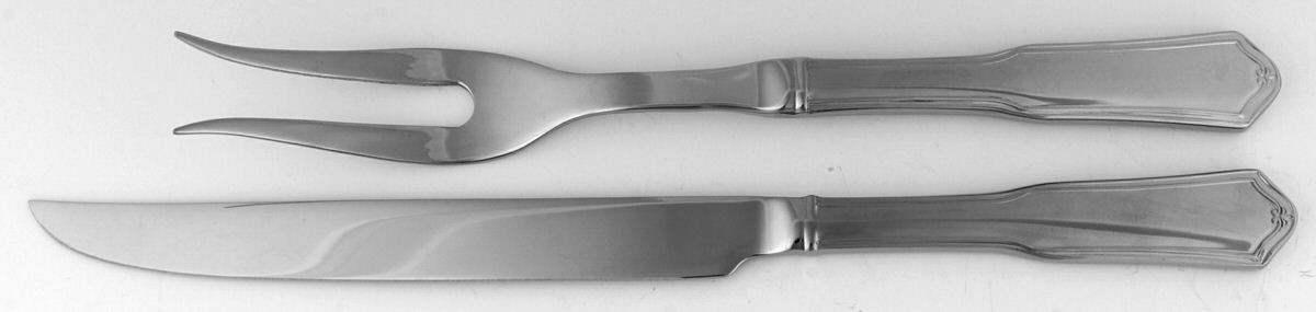 Reed & Barton Templeton Large 2-Pc Roast Carving Set w/Stainless Blade 9981073