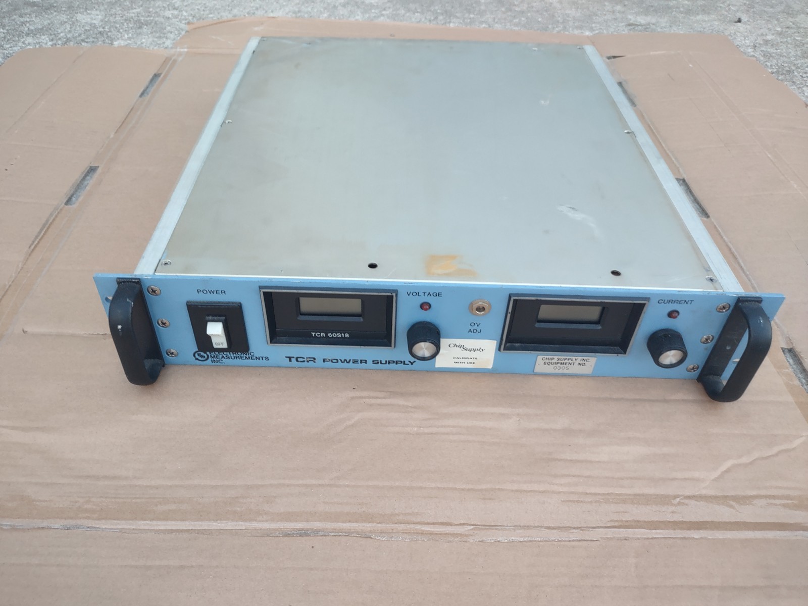 Electronic Measurements TCR 60S18 60V 18A 1080W Linear 1-Output Power Supply