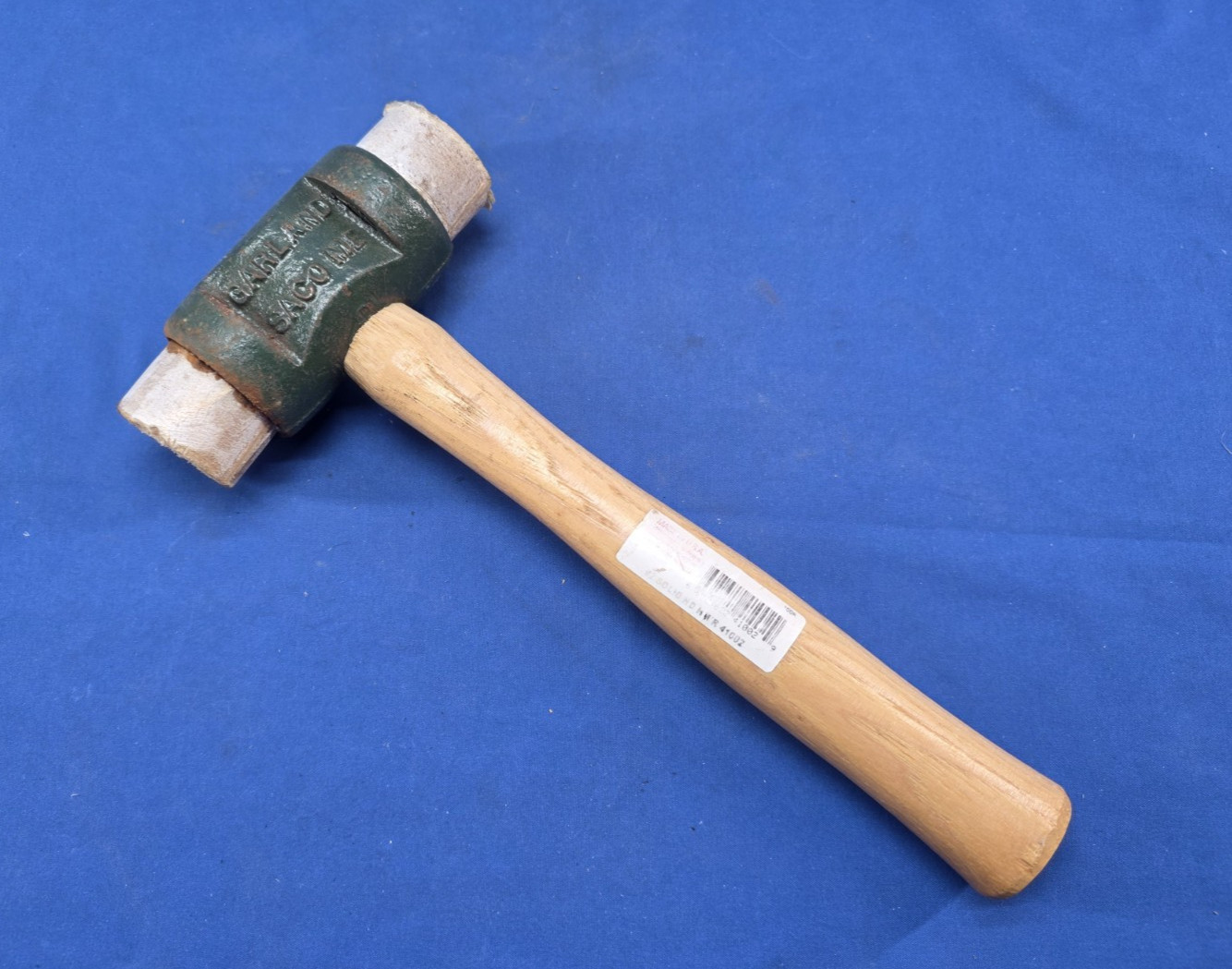 Vintage Garland  No. 2  Size Rawhide Mallet or  Hammer Saco ME