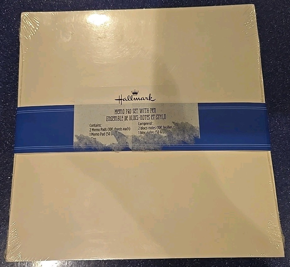 Hallmark Memo Pad Set With Pen