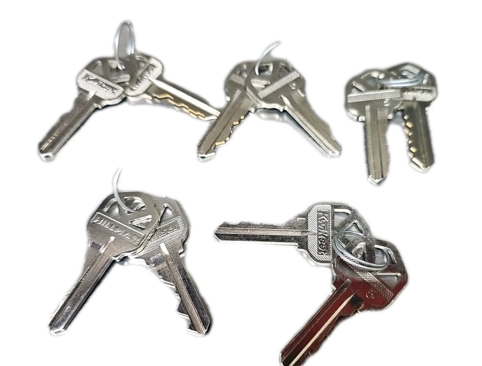 Lot of 10 Kwikset 5 Pin KW1 Precut Keys – Keyed Alike