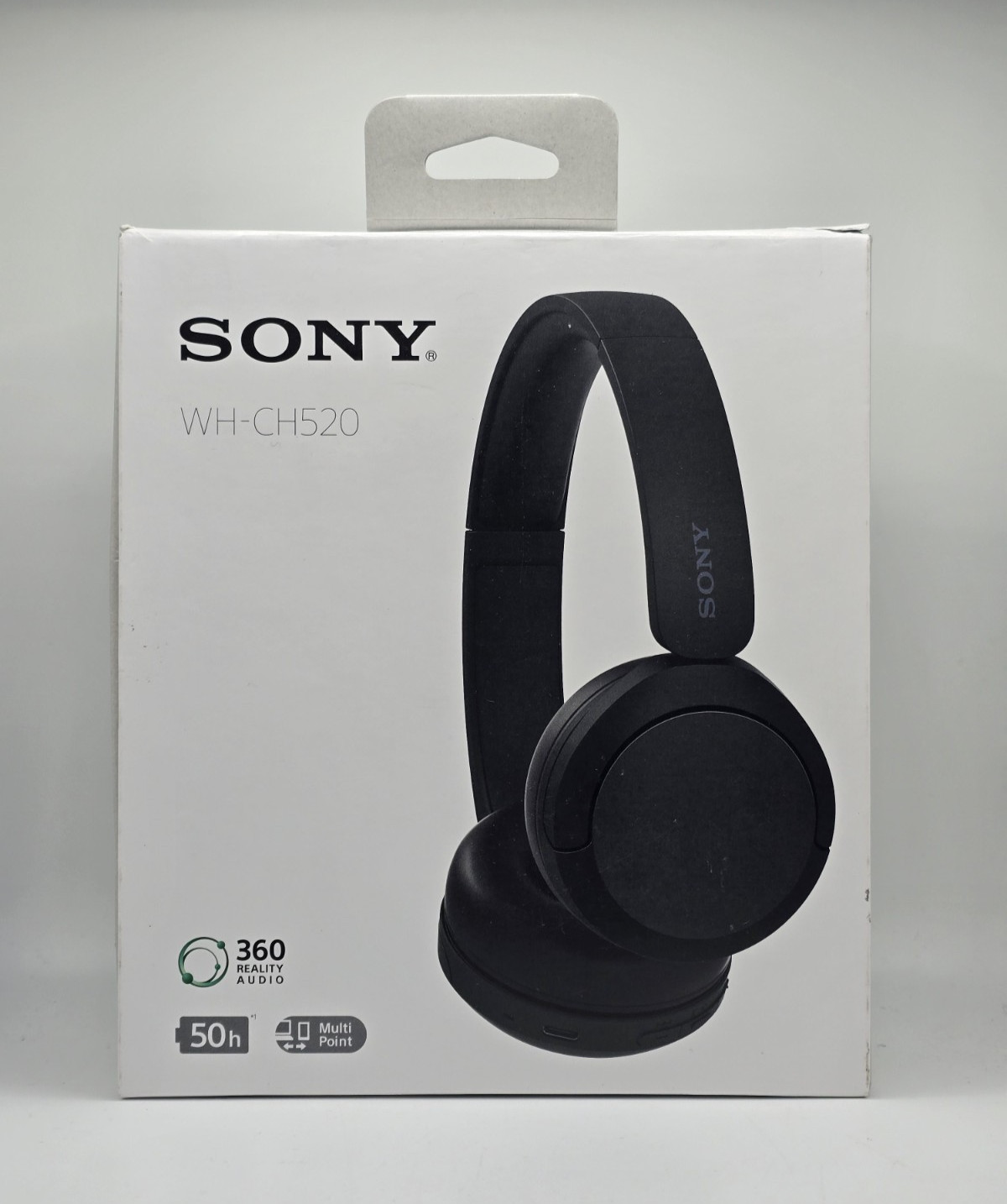 Sony WH-CH520 Wireless Over-Ear Bluetooth Headphones - Black