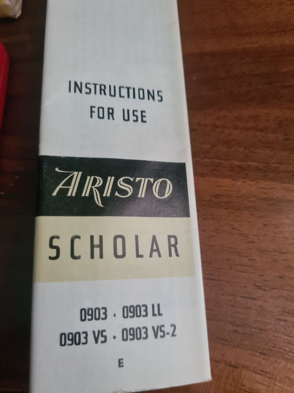 ARISTO SCHOLAR Slide Rule No 0903 With Case
