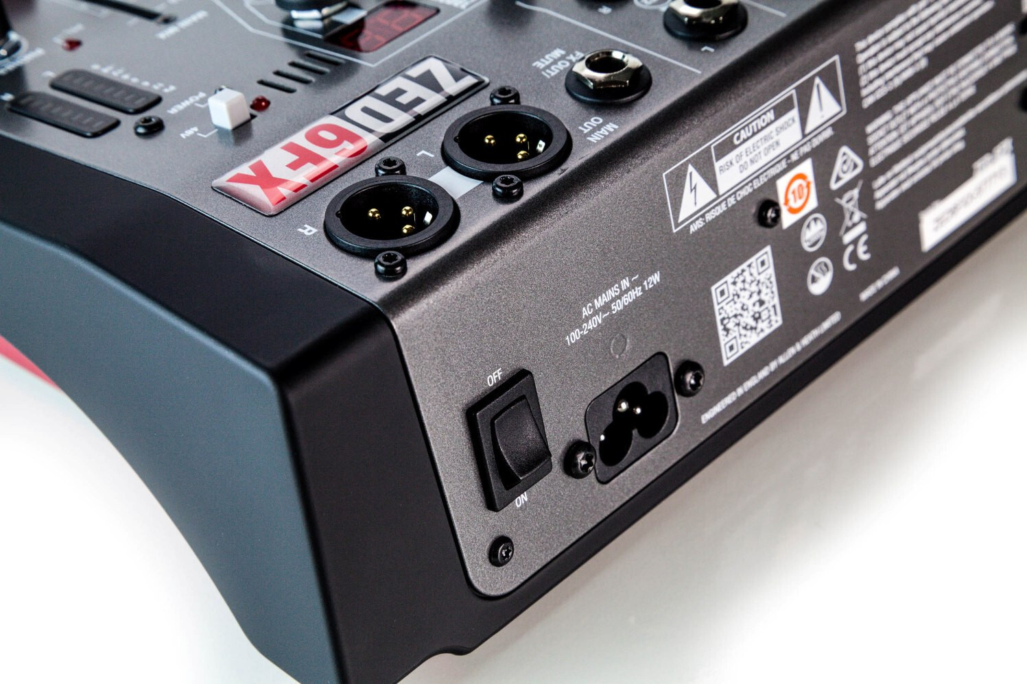 Allen & Heath ZED-6FX Compact 6 Input Analogue Mixer with Internal FX