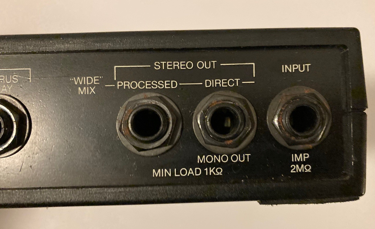Rockman Stereo Chorus/Delay Micro Rack Guitar Module 1986 Tom Scholz SR&D Tested