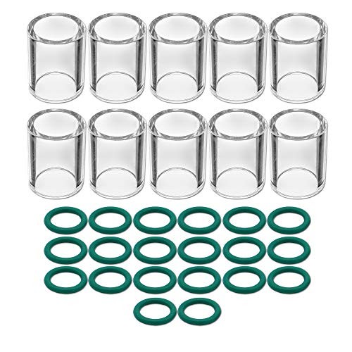 #10 Cup & O-ring For SR WP-17/18/26 & SR WP- 9/20 TIG Welding Torch 30PCS