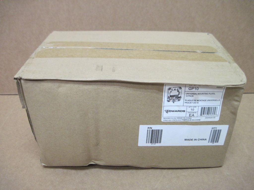 Edwards GP10 Universal Mounting Plate      ****BOX OF 10****