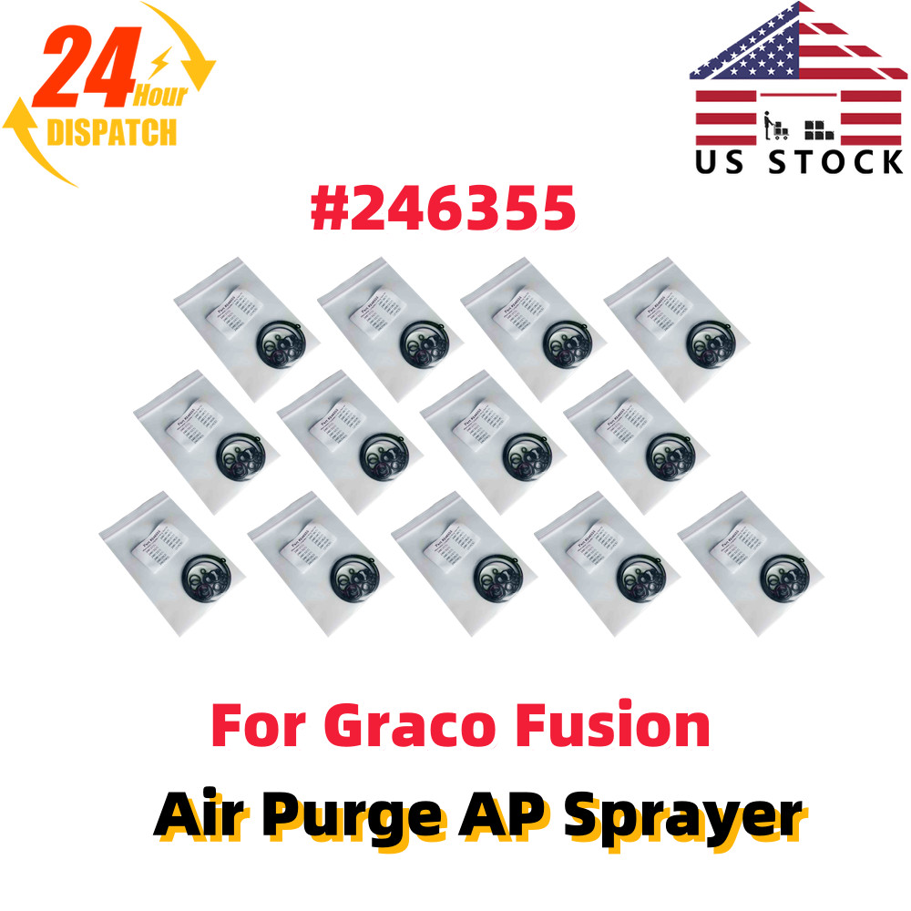 For Graco Fusion Complete O-Ring Rebuild Kit 246355 Air Purge AP Sprayer 13 Set
