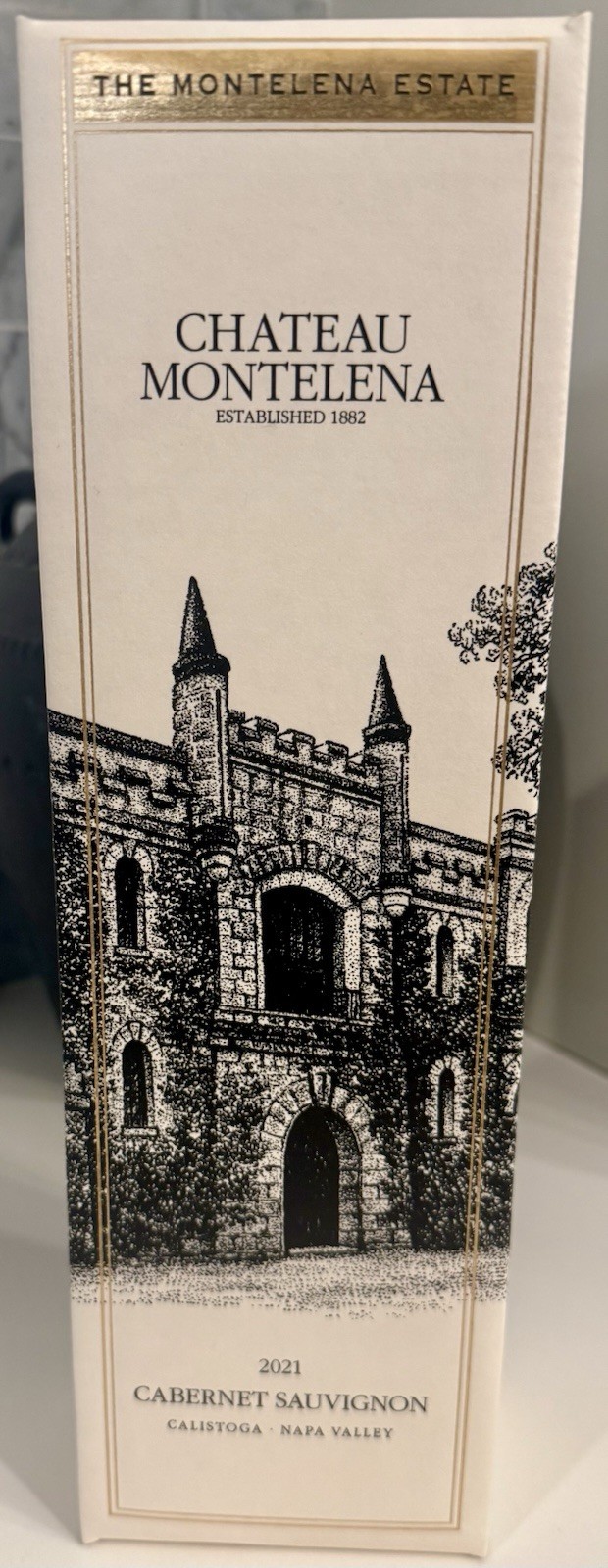 2021 Chateau Montelena Cabernet Sauvignon Calistoga Napa Valley Display Box Mint