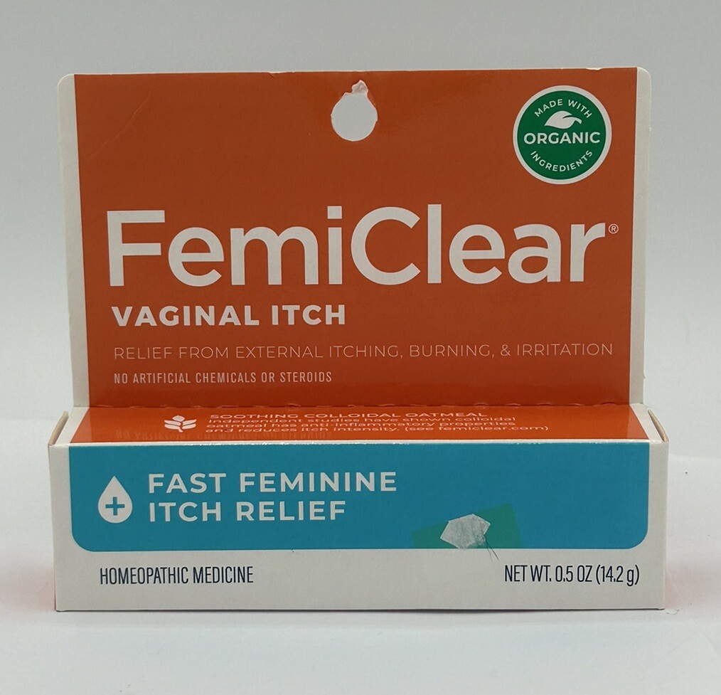 FemiClear FAST Feminine Vaginal Itching Or Burning Relief .5 fl Oz Exp 9/25 New