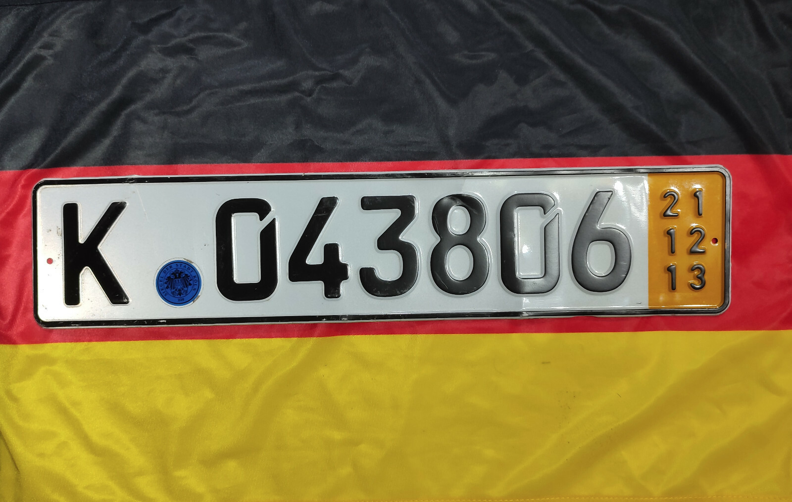 Germany German Temporary License Plate - Köln – Nordrhein-Westfalen
