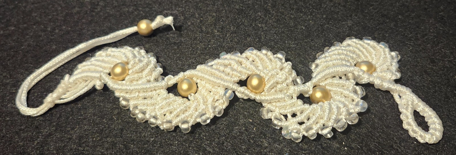 Handmade Silky Thread Angel Wing bracelet