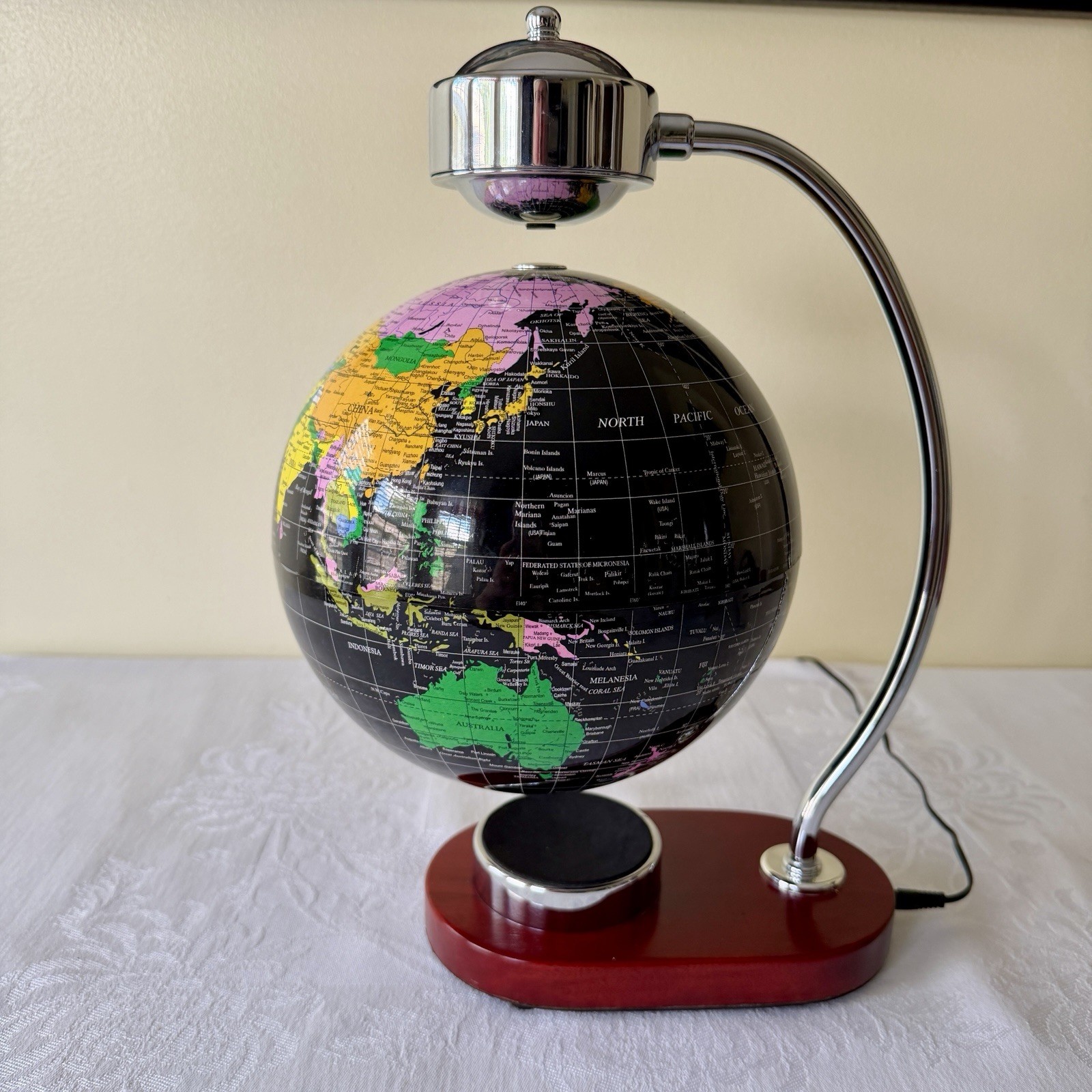 CRAM Magnetic Levitating Floating 8” World Globe