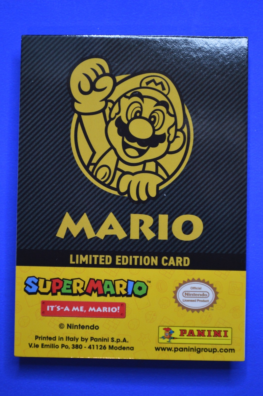 Panini Super Mario It's-A Me, Mario! (2025) -Pick- Limited Edition Card
