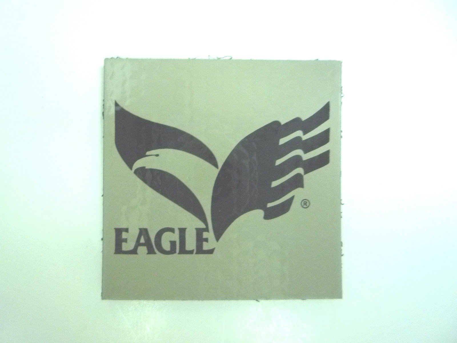 EAGLE PATCH IR MAGIC BLACK+TAN 2" X2" GLOSS REJECT#241 W/VELCRO® BRAND FASTENER