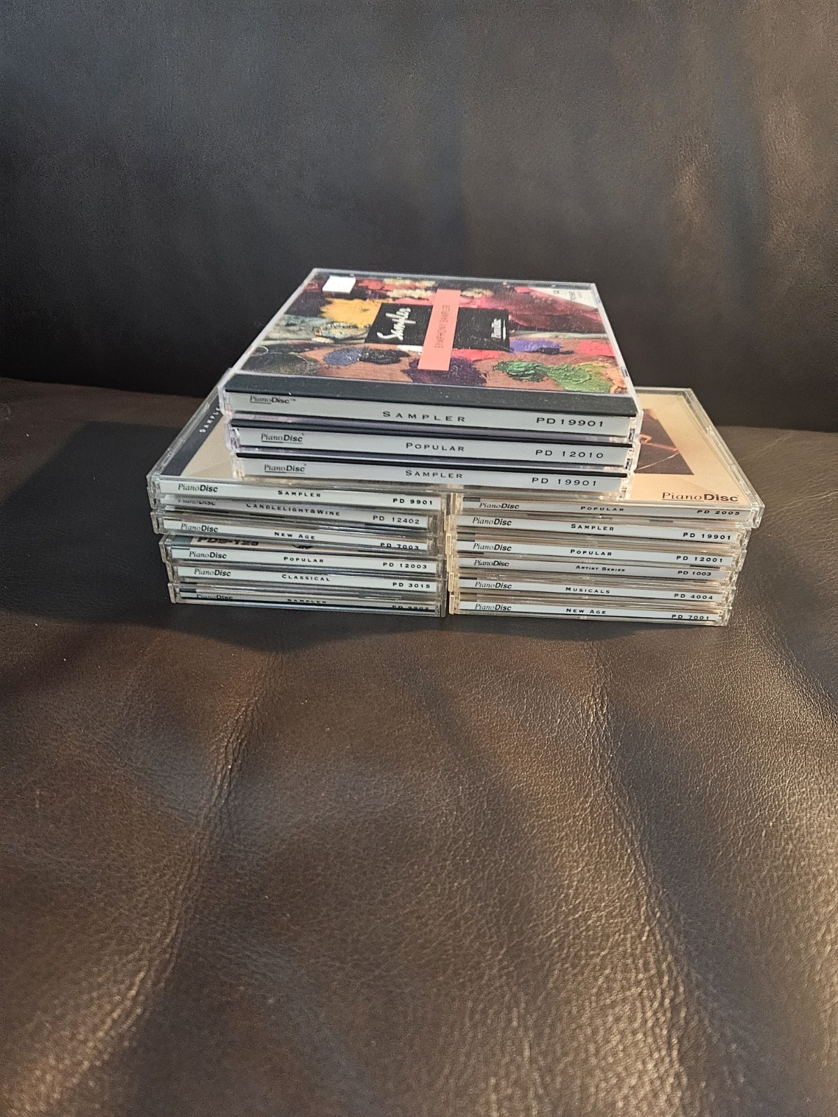 Vintage Lot Of 15 PianoDisc 3.5 Floppy Disk PianoSoft Classical Oldies Rock RARE