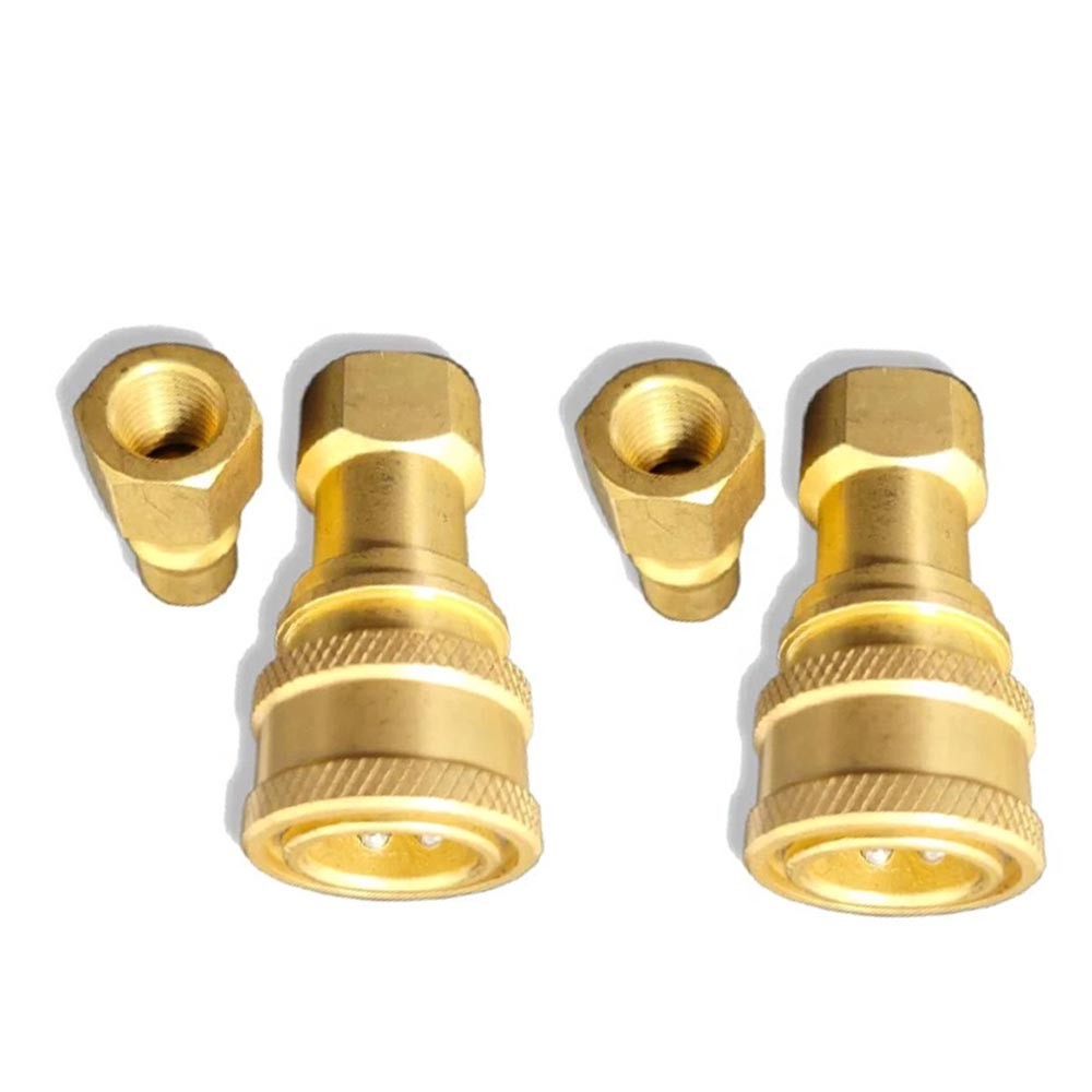 4PCS Brass 1/4" Quick Disconnect Coupler Carpet Cleaning For Wand Hose