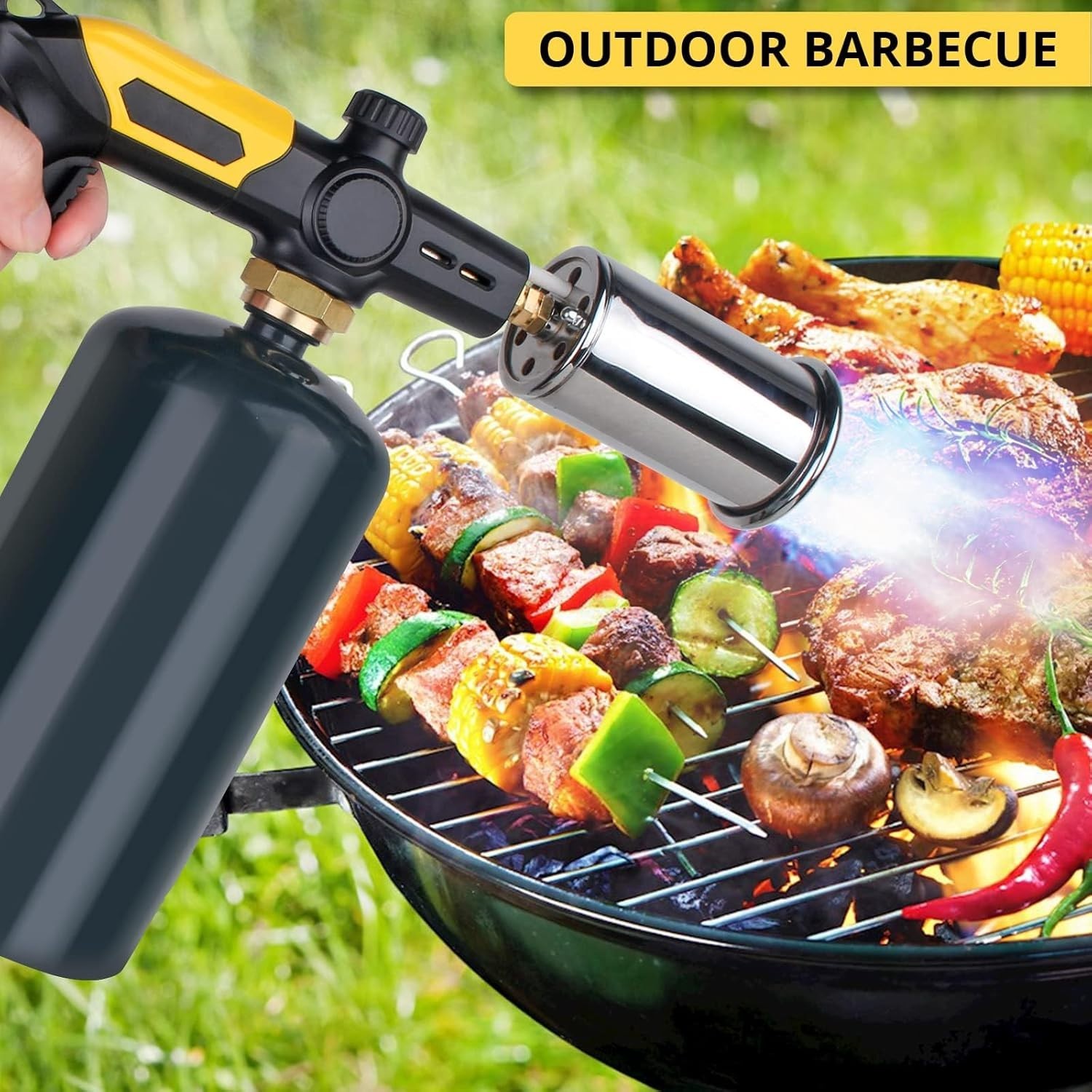 Powerful Cooking Torch, Sous Vide Propane Torch, Kitchen Culinary Grilling To...