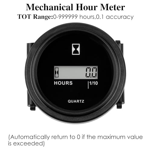 JR-HM005AC AC 86-230V LCD LCD Hourmeter - Quartz Hourmeter