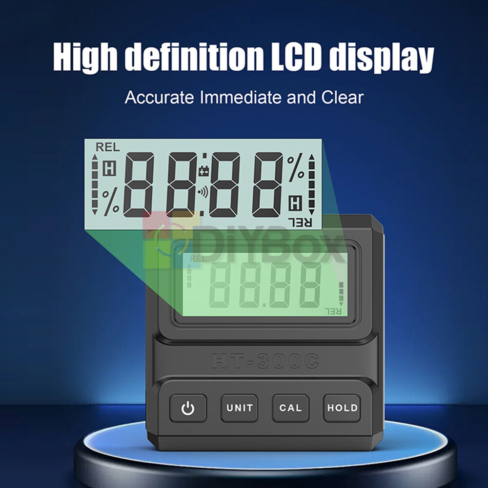 Digital Protractor Inclinometer Magnetic Level Box LCD Angle Finder Bevel Gauge