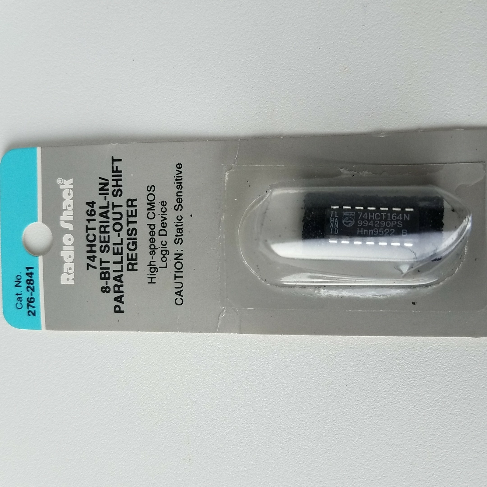 Radio Shack 74HCT164 8-Bit Serial-In/Parallel-Out Shift Register 040293101251  7