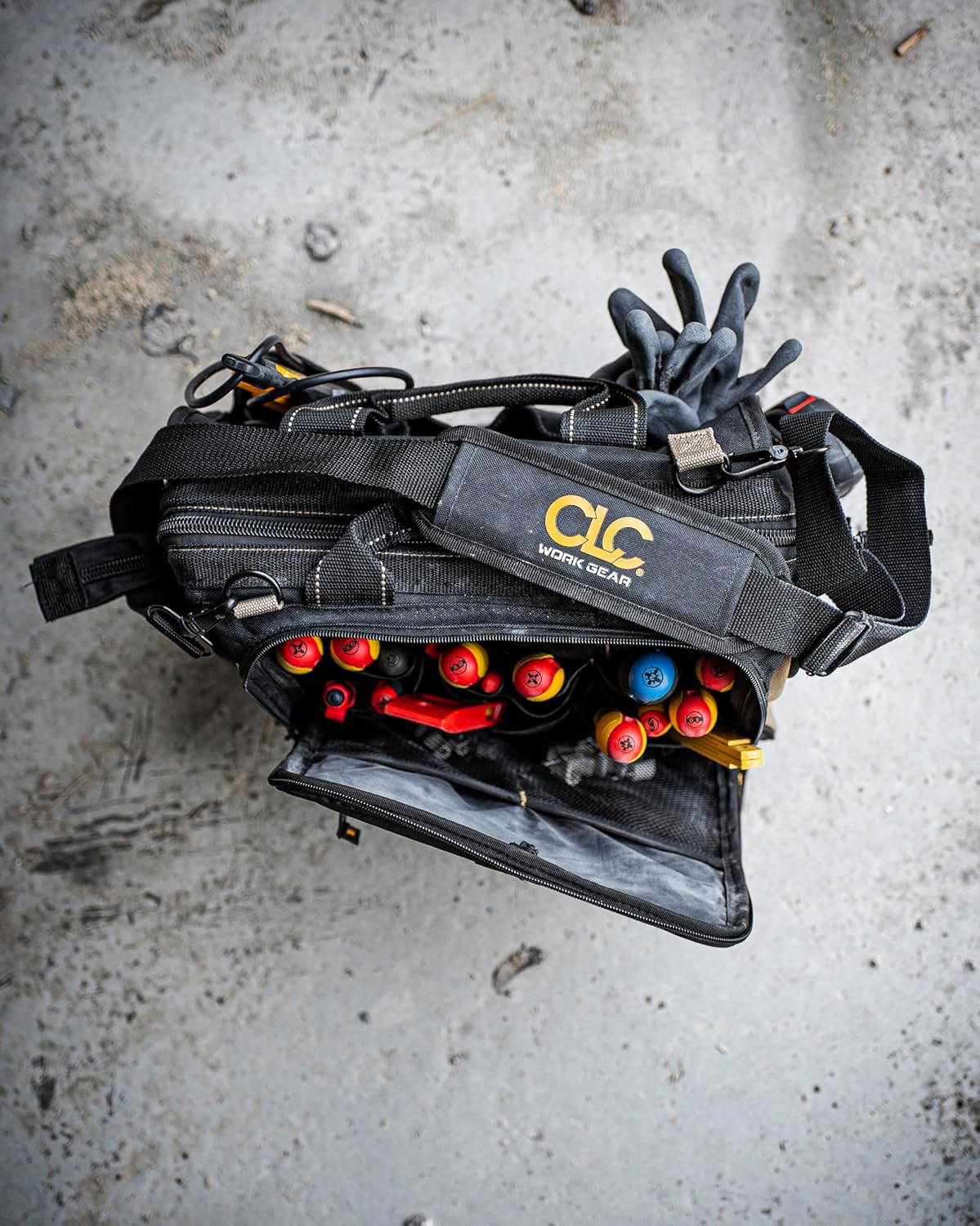 Versatile 30-Pocket Tool Carrier - 13" Multi-Compartment Organizer