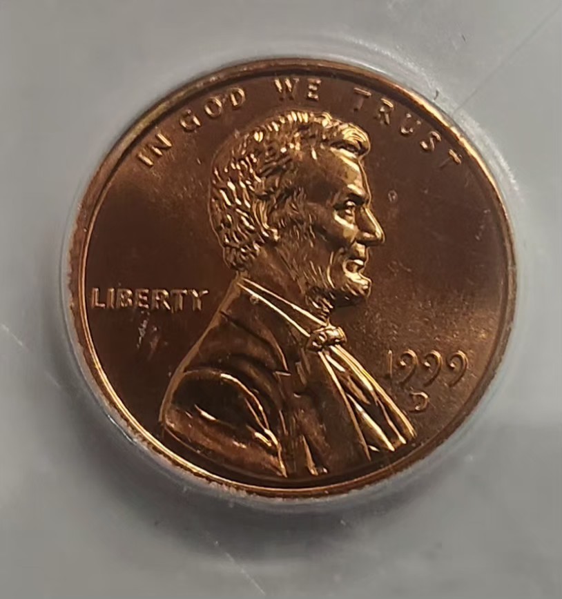1999 D Lincoln Cent ICG MS68 RD PL