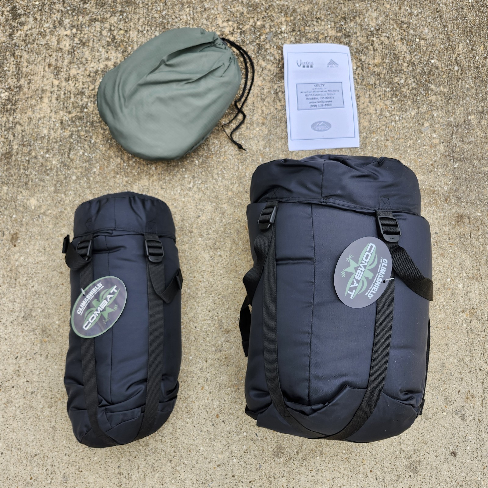 NEW! COMPLETE Kelty Varicom AFSOC Sleep System SVCSS Bivy Delta Gamma Bags