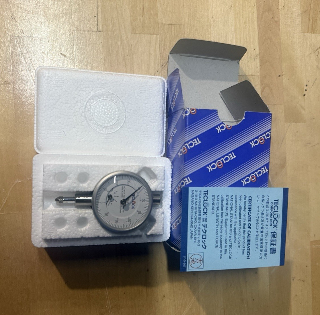 TECLOCK TM-35f Dial Indicator Gauge Dial Indicator Type