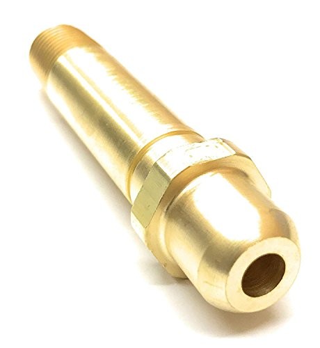 Western Enterprises 69 Regulator Inlet Nipple, Oxygen, CGA-540 x 1/4" NPT, 3"...