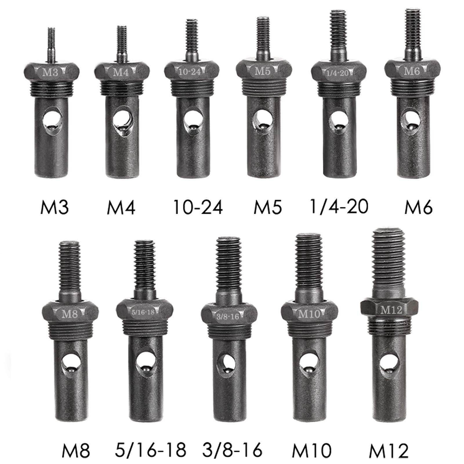 11Pcs Rivet Nut Tool Replacement Mandrels of 14''/16''